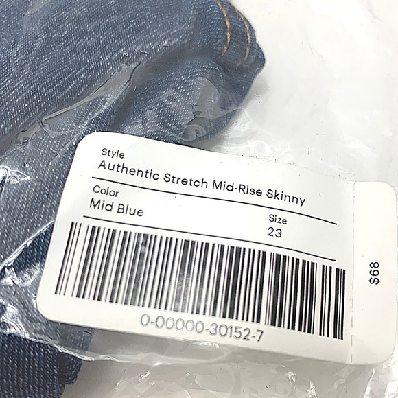 Everlane NWT Stretch Mid-Rise Skinny Crop Jeans 23 - Picture 10 of 11